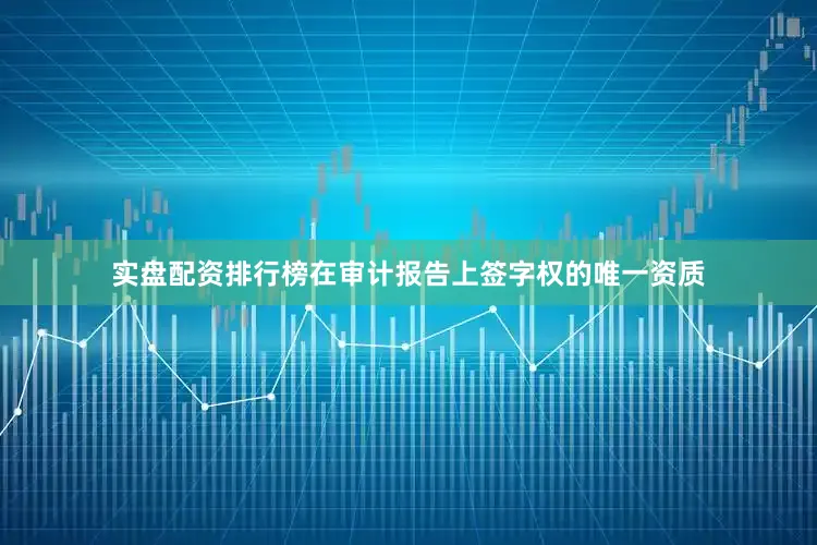 实盘配资排行榜在审计报告上签字权的唯一资质